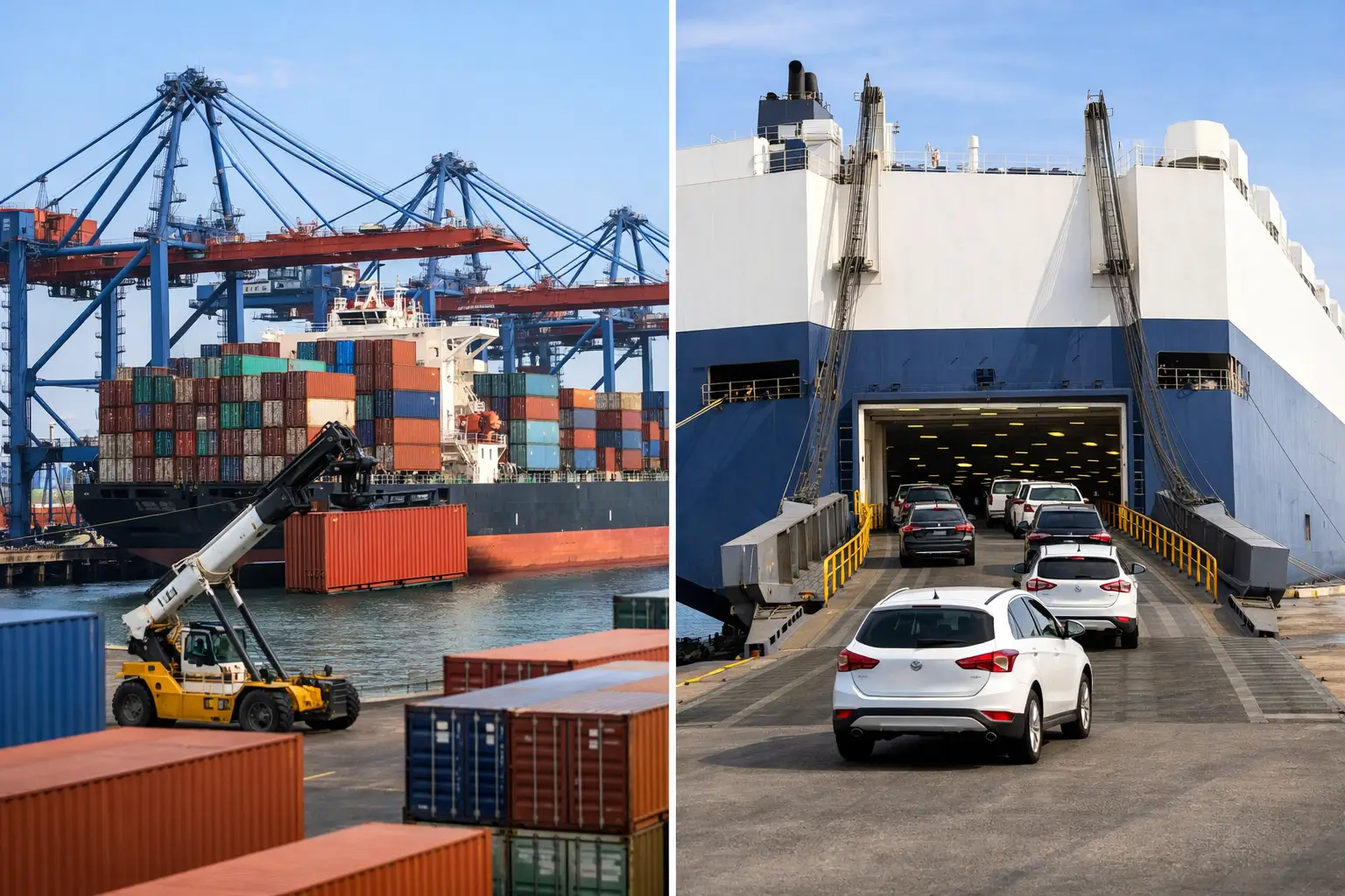 Container Shipping vs Ro Ro for Your Import
