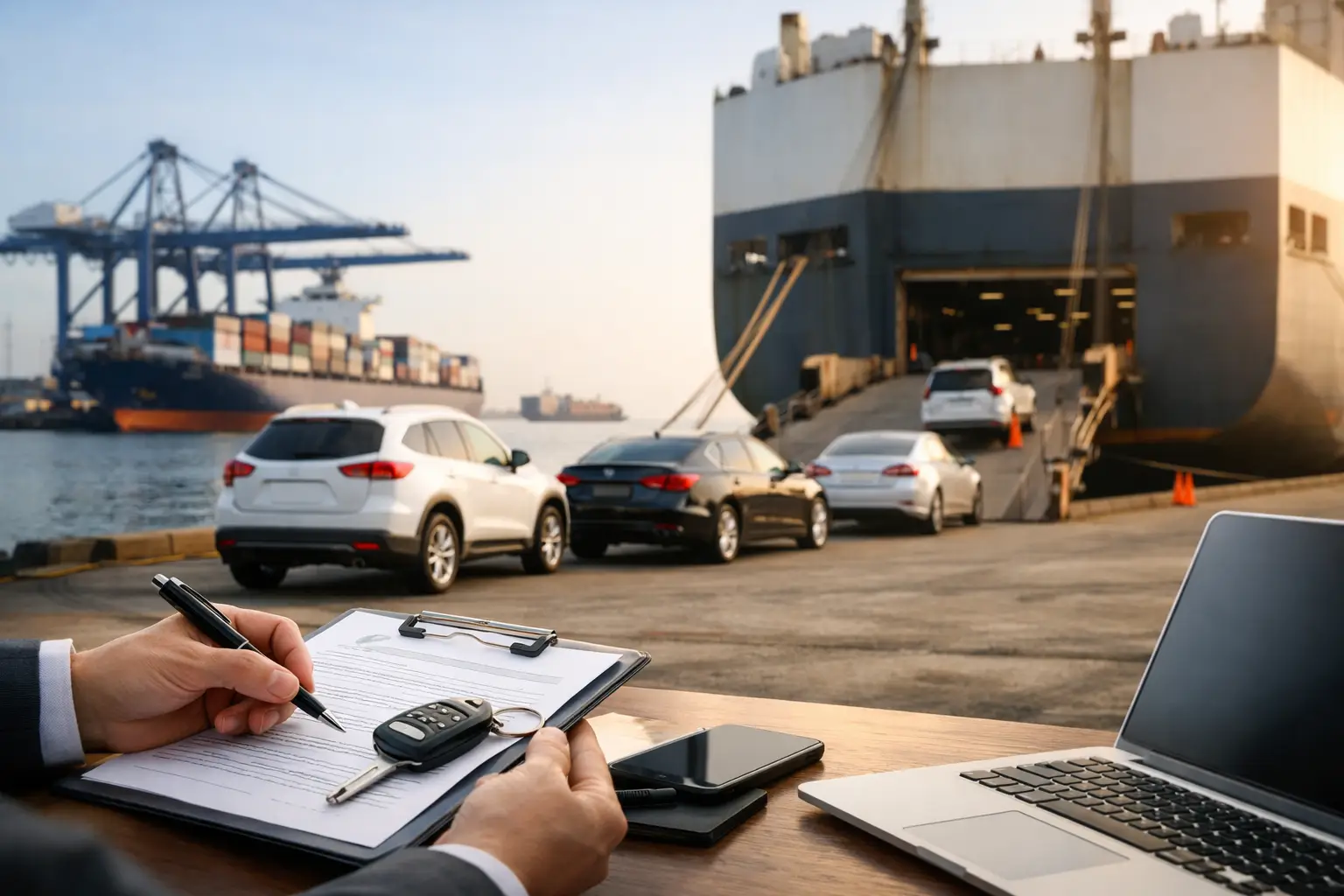 How to Insure Imported Vehicles Before They Sail